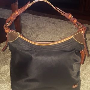 Dooney & Bourke Black Nylon Hobo